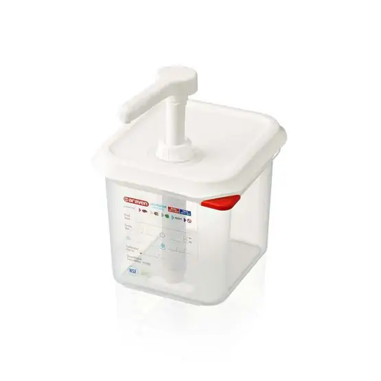 Mērces dozators GN1/6 TRN 10ML
