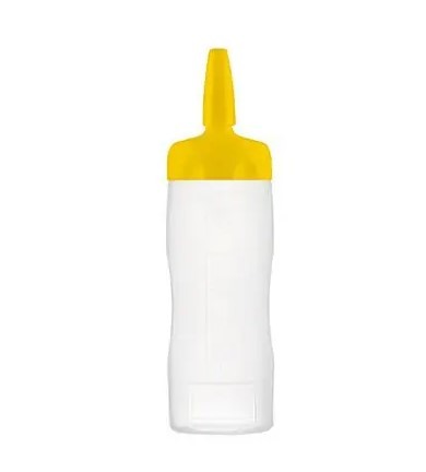 Mērču pudele-dozators dzeltens 350 ml